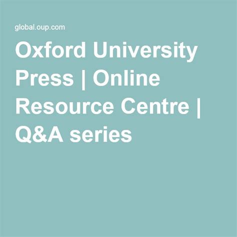 Oxford University Press Online Resource Centre Chapter 24