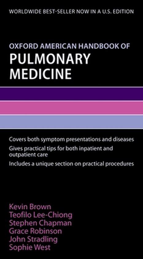 Oxford american handbook of pulmonary medicine by kevin k brown. - Real estate transactions finance and development sixth edition teachers manual.