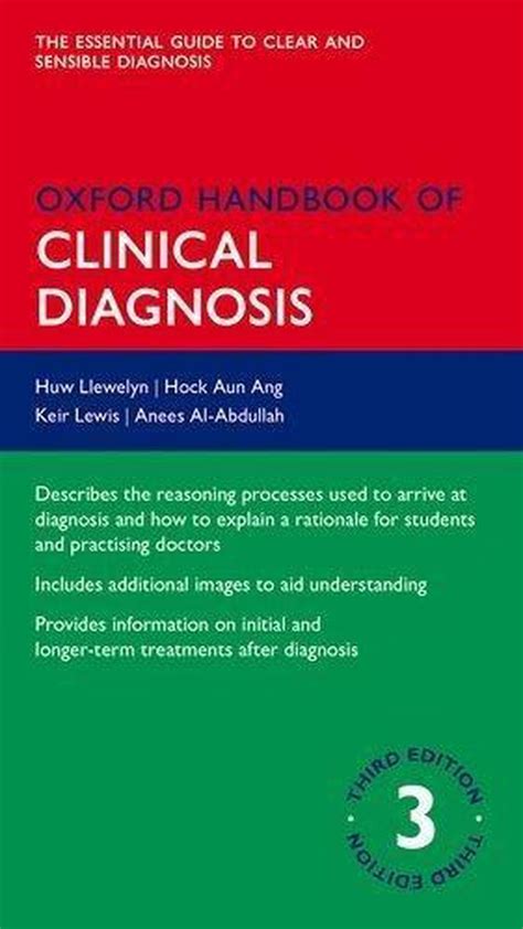 Oxford handbook of clinical diagnosis by huw llewelyn. - Textbook of radiographic positioning and related anatomy instructor.