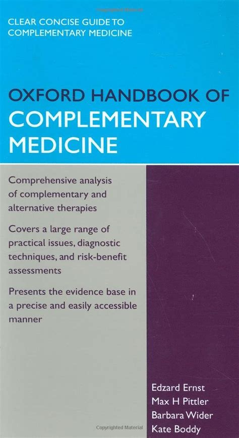 Oxford handbook of complementary medicine by edzard ernst. - A celtic witch modern 6 debora geary.