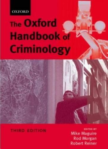 Oxford handbook of criminology 3rd edition. - 1999 the arrl handbook for radio amateurs arrl handbook for radio communications.