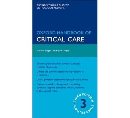 Oxford handbook of critical care 4th edition. - Profitable investment in shares a beginners guide paperback.