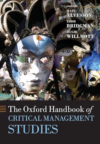 Oxford handbook of critical management studies. - Ssm intro statistical methods data analysis.