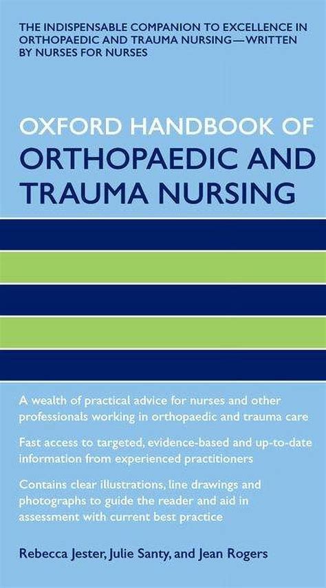 Oxford handbook of orthopaedic and trauma nursing oxford handbooks. - Manual apc smart ups rt 6000.