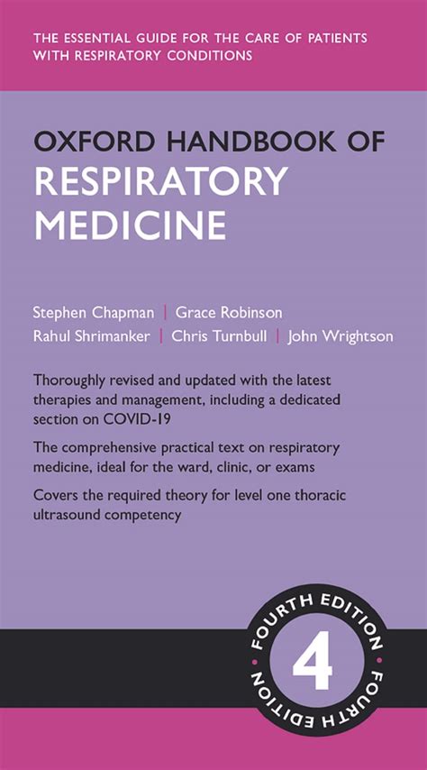 Oxford handbook of respiratory medicine by stephen chapman. - Processmind a useraposs guide to connecting with.