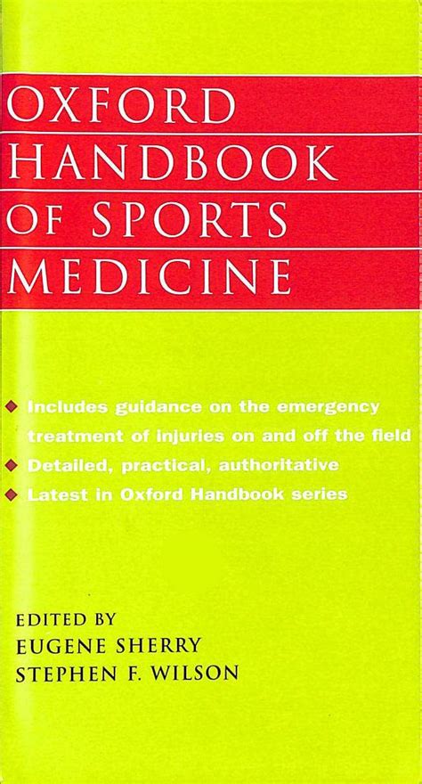 Oxford handbook of sports medicine by eugene sherry. - La corrupcion de una virgen mr sileno.
