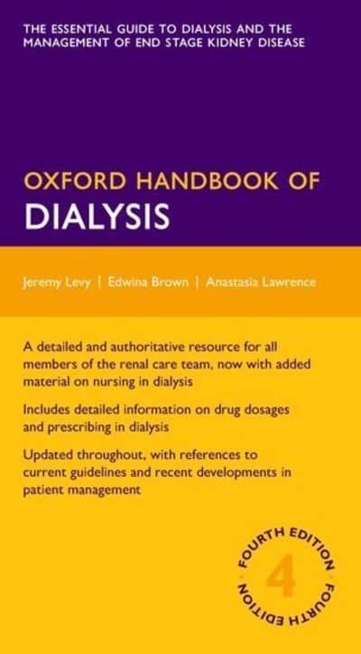 Oxford handbuch der dialyse oxford handbook of dialysis. - Entwicklung von software für den mobilen kontext anleitung eines praktikers 1st editio.