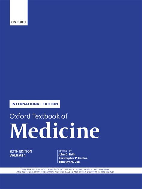 Oxford textbook of medicine 6th edition. - Slægt svendsen fra sdr. vissing sogn, tyrsting herred.