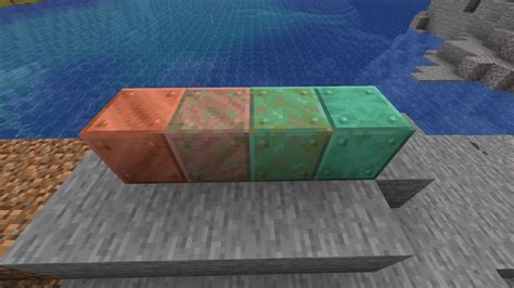 Oxidized Copper in Minecraft 