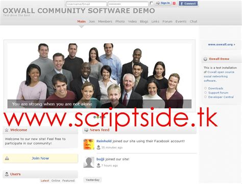 Oxwall v1.1.1 Arkadaşlık Scripti WM Scripti Scripti, script indir.