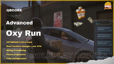 Oxy run script fivem free.  Contribute to zita656/OxyRuns-QBCore development by...