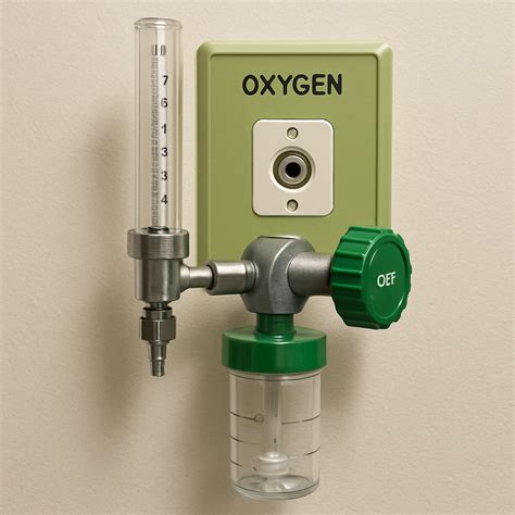 Oxygen regulator.  Built for durability and reliable performance in any enviro...