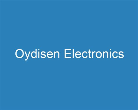 Oydisen electronics. Things To Know About Oydisen electronics. 