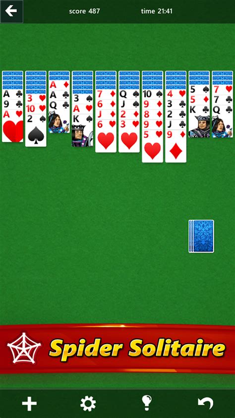 Oyunlar kartı solitaire hörümçək iki kostyum oynayır