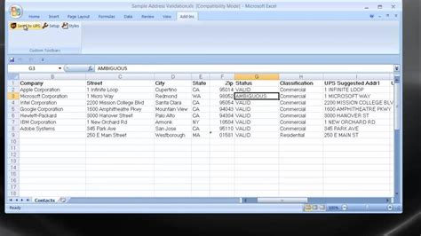 OzLINK for UPS How to perform batch address validation YouTube