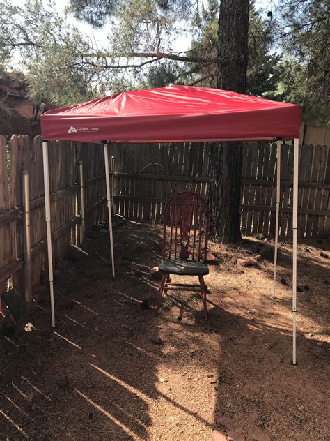 Get ready for camping season and be sure to pick the outdoor shelter essential, the Ozark Trail Canopy Cover. Provides a shelter to shield out rain and protect from sunlight. It fits a straight leg canopy. ... Outdoor Ozark Trail 10' x 10' Top Replacement Cover for outdoor canopy, Red. zawe_3 (14) 100% positive; Seller's other items Seller's .... 