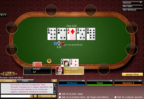 Póquer en línea este casino.