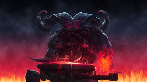 P ornn. Ornn is the Freljordian spirit of forging and craftsmanship. He works in the solitude of a massive smithy, hammered out from the lava caverns beneath the volcano Hearth-Home. There he stokes bubbling cauldrons of molten rock to purify ores and fashion... 