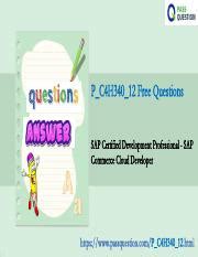 P-C4H340-12 Echte Fragen
