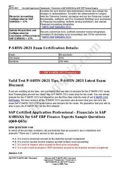 P-S4FIN-2023 Prüfungsfragen