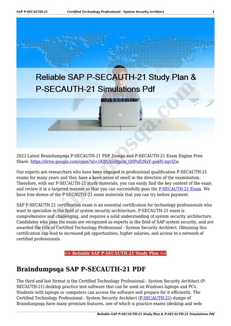 P-SECAUTH-21 PDF Demo