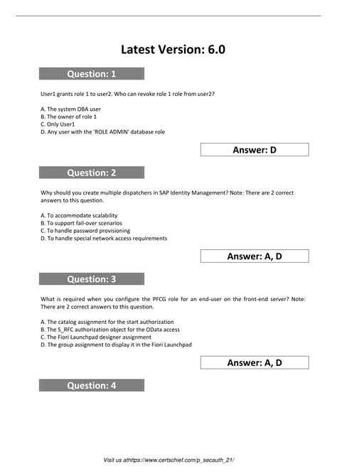 P-SECAUTH-21 Quizfragen Und Antworten