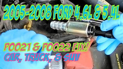 Ford 5.4 Variable Valve Timing Codes P001