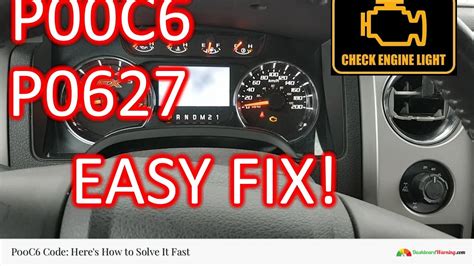 P00c6 code chevy.  "0" in the third character position in a DTC indica...