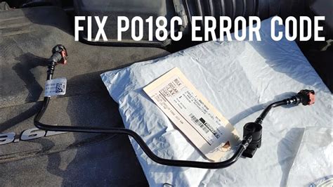 P018c.  OVERVIEW: This bulletin involves replacing the fuel pressure sensor due to a P018...