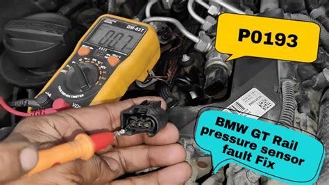 P0193 Trouble Code Fuel Rail Pressure Sensor Circuit High Input