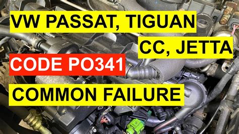 I am having code P0341 and P2015 with low oil in my 2017 Volkswagon Tiguan Wolfsburg please help. My dad added oil and - Answered by a verified VW Mechanic. ... A sticking manifold runner has been noted by VW and is mentioned in TSB # 01-08-32. At this time no revised parts are available. If the manifold cannot be moved with a hand held vacuum .... 