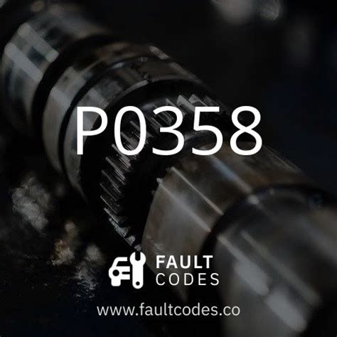P0358 code. I have a 2002 ford f150 and i have a code p0358 and i want to know how How to fix codes p0351 p0352 p0353 p0354 p0355 p0356 p0357 p0358. DTC Ford P0358 Short Explanation - YouTube. 2012 f-250 6.2l code p0446 Obd2 code p0351,p0352,p0353,p0354,p0355,p0356,p0357,p0358 on a toyota P0358 - ignition coil h, primary/secondary -circuit malfunction 