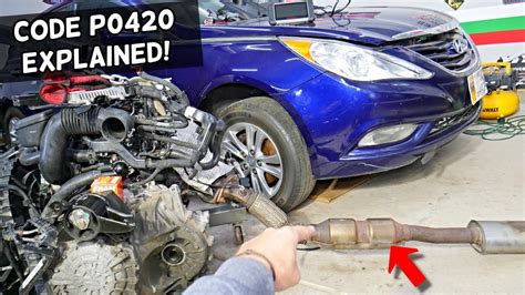 P0420 code hyundai. Feb 2, 2021 ... ... P0420 error code include: Check for exhaust leaks at the manifold, pipes, catalytic converter. Repair as required. Use a scope to diagnose ... 