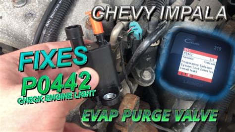 P0442 chevy s10. truckinjeff. 8459 posts · Joined 2004. #5 · Dec 10, 2008. Purge solenoid is on the right side of the motor under the intake manifold. If you feel your way down the Evap hose you'll feel it. Make sure the hose is connected, it just pushes on to a nipple on the solenoid. Jeff - 96 Sonoma, 2.2 L, auto . 
