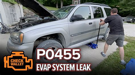 P0455 code chevy trailblazer. The P0455 diagnostic trouble code appears when there's a leak in the Evaporative Emission Control (EVAP) system, and the system can't maintain pressure. The EVAP system usually consists of ... 