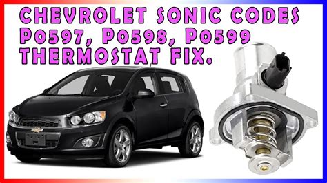 In today's video, I change out a bad thermostat in my Chevrolet Sonic LT 2015 1.8 vehicle. The OBD II Code that was thrown was P0128, which is coolant with .... 