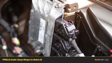 P061a mercedes.  Repair Information for P061A code.  When a code P061A is ...