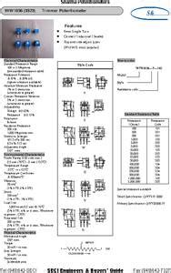 P103 potentiometer pinout.  Manufacturer: Sharma Electro Components,Inc.  Click to explore ...