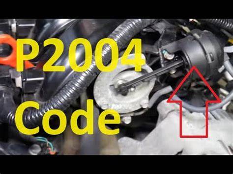 P2004 code nissan frontier.  Nissan says that replacing the lower intake ...
