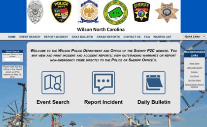 FPD WEBSITE P2C EVENT SEARCH MOST WANTED ARRESTS CRASH REPOR