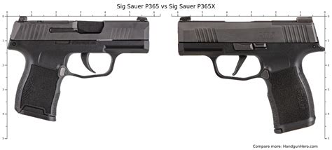 Sig Sauer P320 X-Carry vs Sig Sauer P365X. Sig Sauer P320 X-Carry. Striker-Fired Full-Sized Pistol Chambered in 9mm Luger . Check Price . vs. Sig Sauer P365X. ... P365 XMACRO . Sig Sauer . P320 Nitron Compact . vs. Sig Sauer . P320 X-Carry . Sig Sauer . P365 XL . vs. Sig Sauer . P320 X-Carry . Sig Sauer . P320 X-Carry . vs.. 