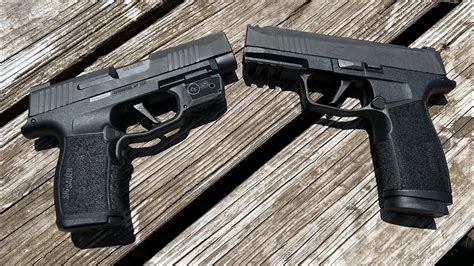 Compare the dimensions and specs of Sig Sauer P365 and CZ P-10 S. 