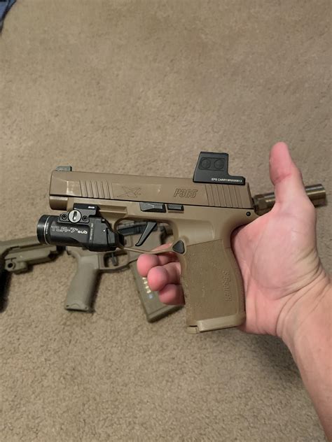 The slide for any P365 from Sig is the RMSc cut, which means any optic to that standard will fit. RomeoZero, RomeoZero Elite, Holosun EPS Carry, Holosun 407k, Holosun 507k, Shield RMSc, Swampfox Sentinel, Springfield Armory Hex Wasp and Vector Optics Frenzy should all be a direct fit with no plate.. 