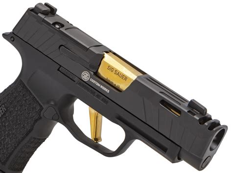 The Sig Sauer P365XL Spectre Comp brings an exciting new technology to the P365XL Line with a Custom Works designed slide that features an integrated compensator reducing muzzle flip and felt recoil by up to 30%. The Spectre family of pistols has become the pinnacle of feature-rich performance in the Sig Custom Works polymer lineup..