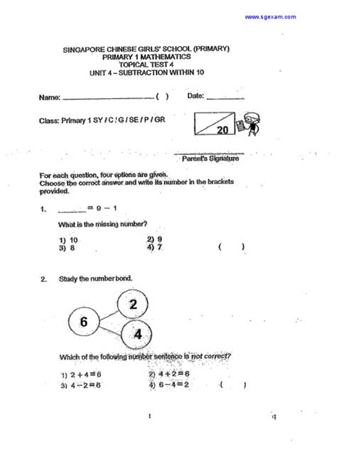 P4 Maths SA2 2024 - Singapore Chinese Girls - FREE TEST …