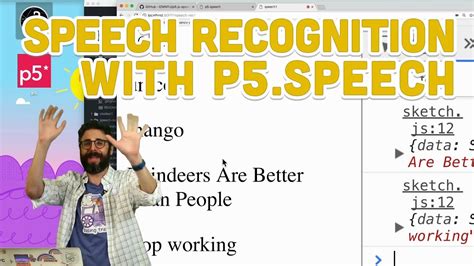 P5 speech recognition.  It consists of two object classes (p5. SpeechRec (...