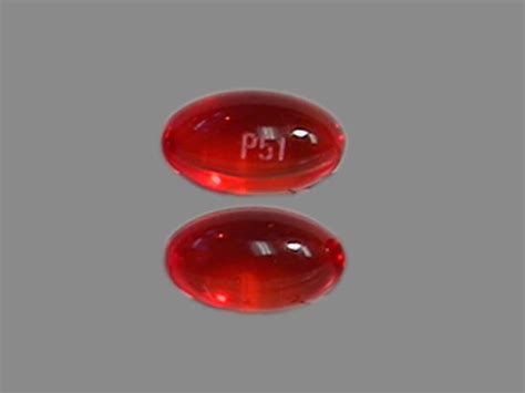 P51 red pill. Colace Pill Images. Note: Multiple pictures are displayed for those medicines available in different strengths, marketed under different brand names and for medicines manufactured by different pharmaceutical companies. Multi-ingredient medications may also be listed when applicable. What does Colace look like? 