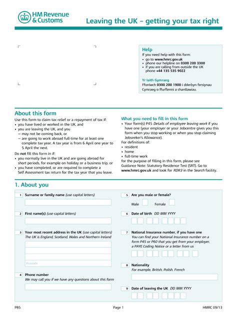 P85 Form PDF - Fill Out and Sign Printable PDF …