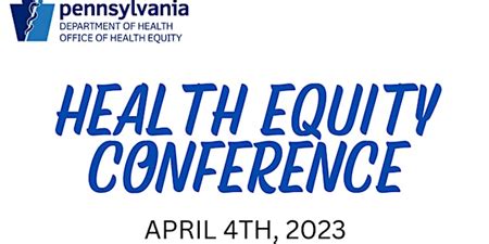 PA-DOH, Office of Health Equity 2024 Health Equity Conference