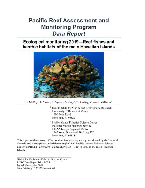 Pacific Reef Assessment and Monitoring Program: Stratified Random ... - wintechmobiles.com